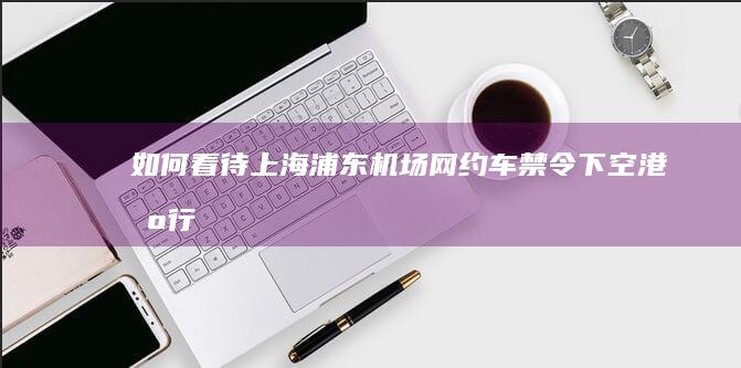 如何看待上海浦东机场网约车禁令下「空港出行」正常运行，市交通委介入处理？我们需要怎样的「打车」市场？